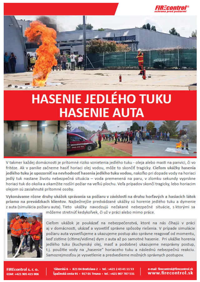 Hasenie jedlého tuku, auta